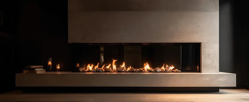 Gas Fireplace Ember Bed Design Services in Ocean Springs, Mississippi